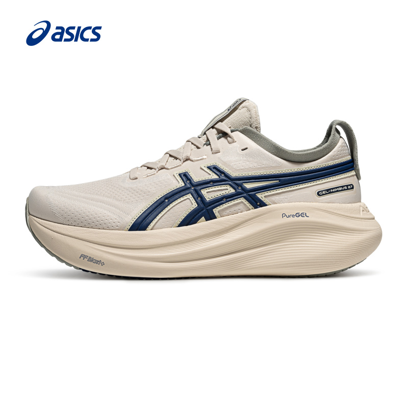 亚瑟士男子轻柔缓震回弹跑步鞋