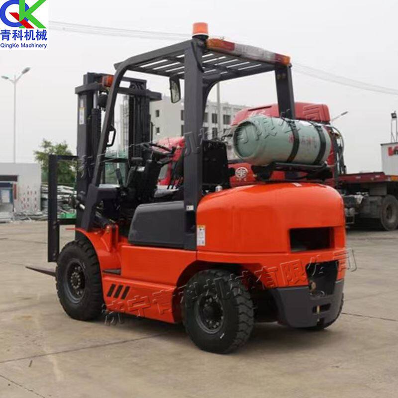 2吨载重液化气叉车 托盘货物装卸堆垛运输设备 汽油轮式搬运车辆