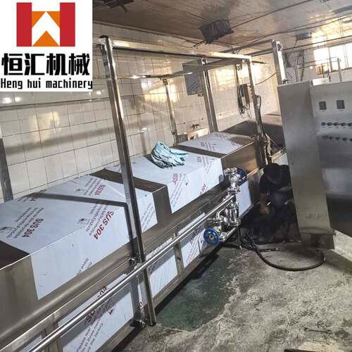 厂家牛肉丸子成型水煮线全自动不锈钢鸡肉丸子加工成套生产线