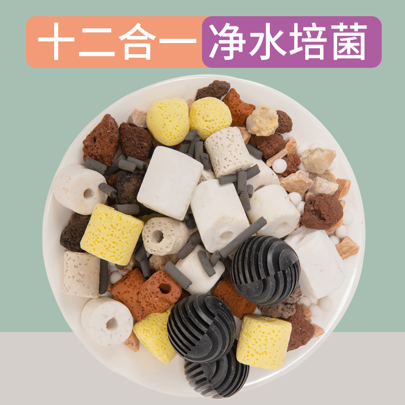 过滤材料陶瓷环净水滤材专用鱼缸