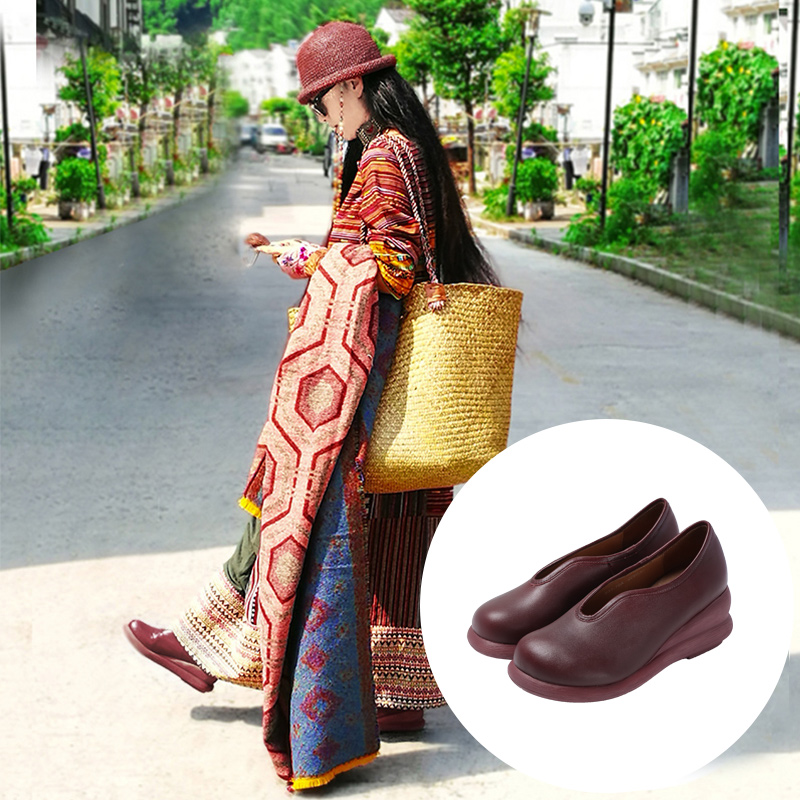 杨丽萍同款原创设计民族风休闲鞋