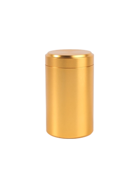 九工匠金属中式纯色便携茶叶罐
