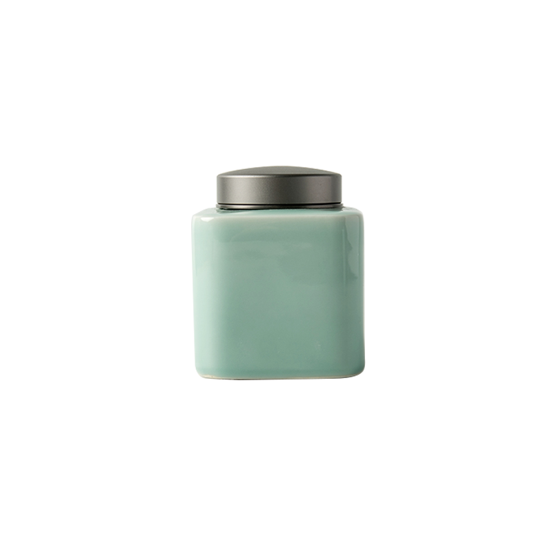 青瓷高档大号家用茶叶罐大码精品