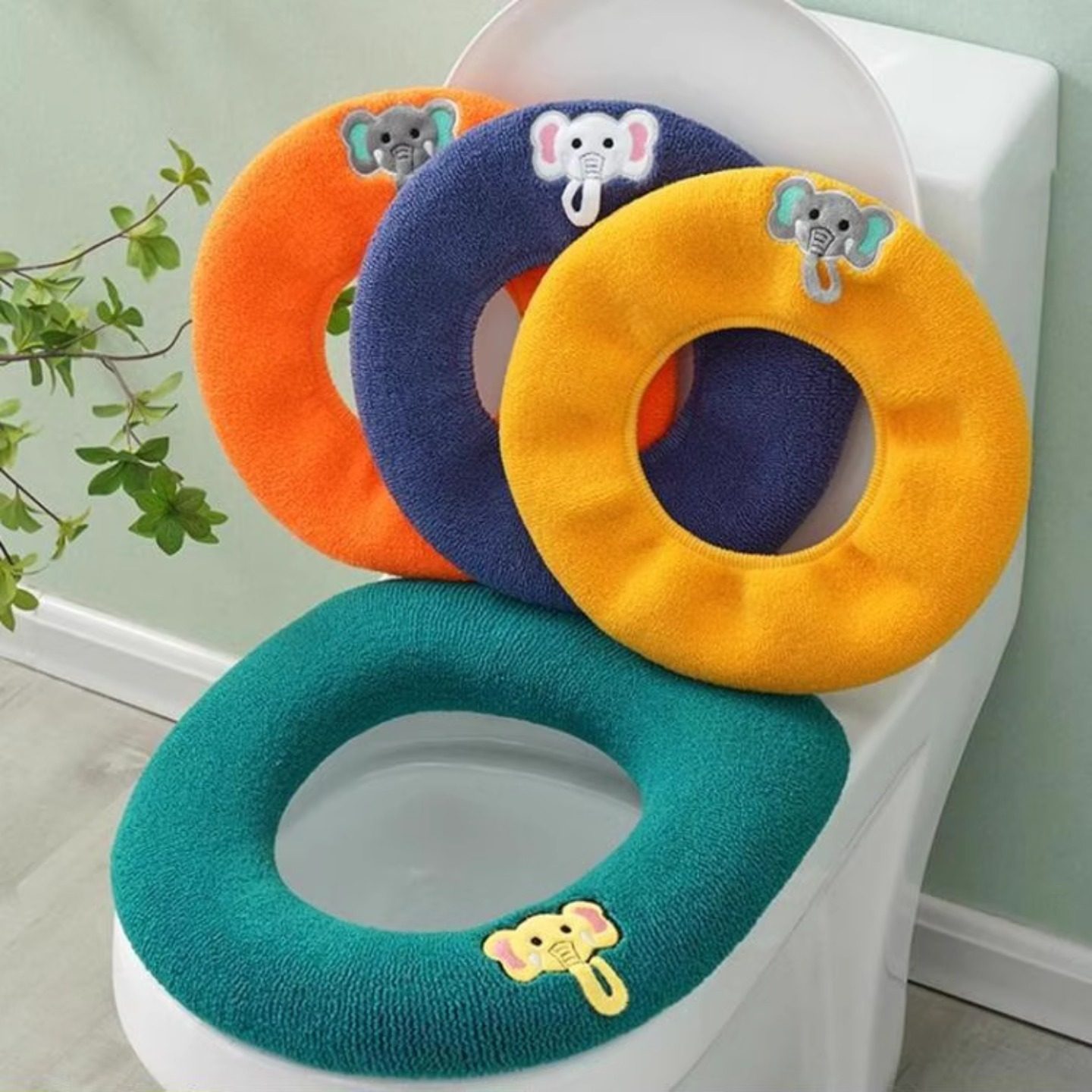 北欧色带提手马桶坐垫O型加厚毛绒针织坐便套可水洗南瓜纹马桶圈,家庭/个人清洁工具,马桶套/马桶座圈,淘宝优惠券,粉丝福利购,淘宝优惠卷
