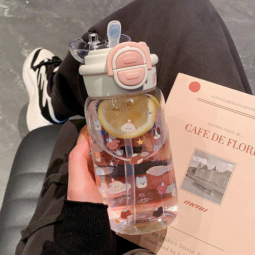 2025新款双饮水杯高颜值学生专用
