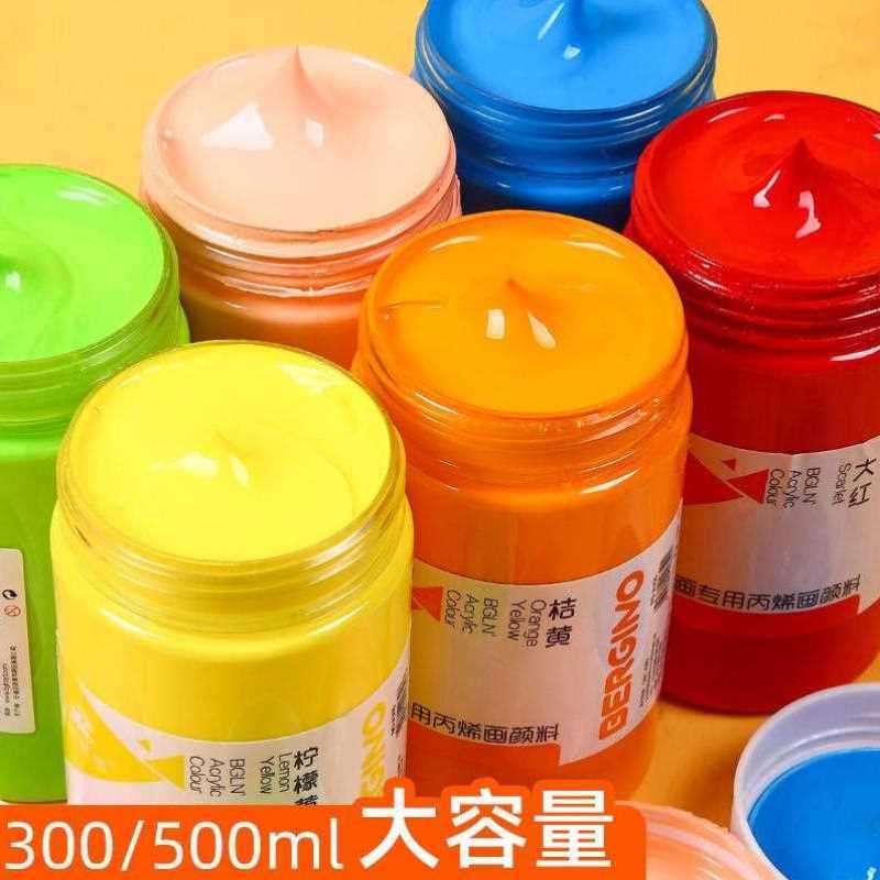 洛嘉丙烯画颜料300ml防水轮胎绘画材料diy墙绘改布鞋子丙烯颜料10