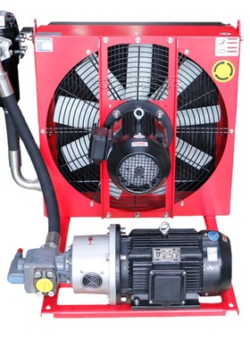 贺力克DXDL/A自吸循环风冷散热器齿轮箱减速机散热自带油泵电机