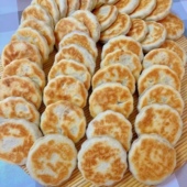 山东五莲手工花生月饼怀旧传统糕点零食喜干粮水饼纯花生油中秋节