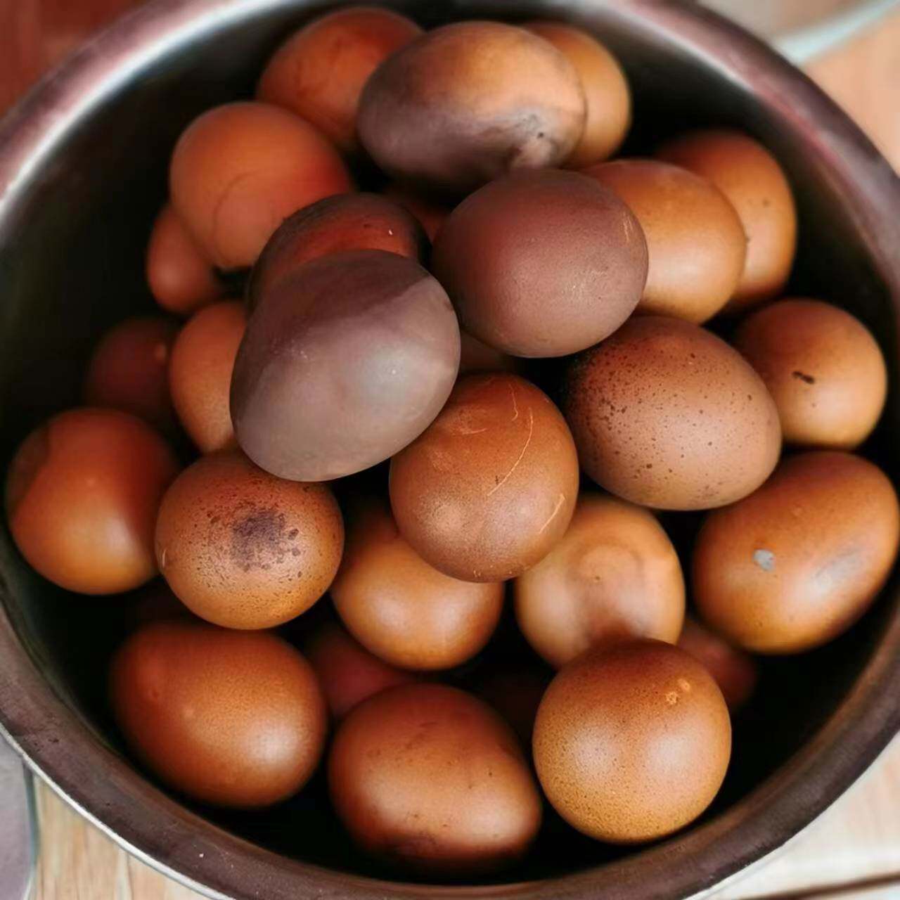 粽子蛋山东日照五莲糯米蜜枣黄米槲叶农家手工粽煮笨鸡蛋山鸡蛋