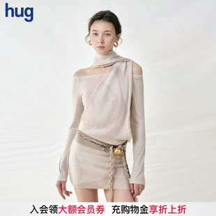 2025秋冬新款 hug Sonata 原创波纹假两件针织裙 Cello