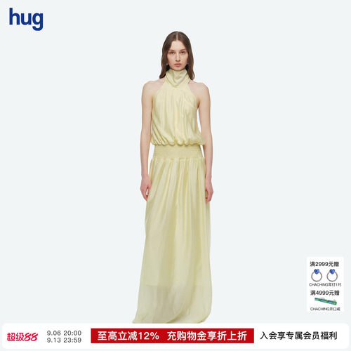 AETNAPROJECT露背挂脖连衣裙