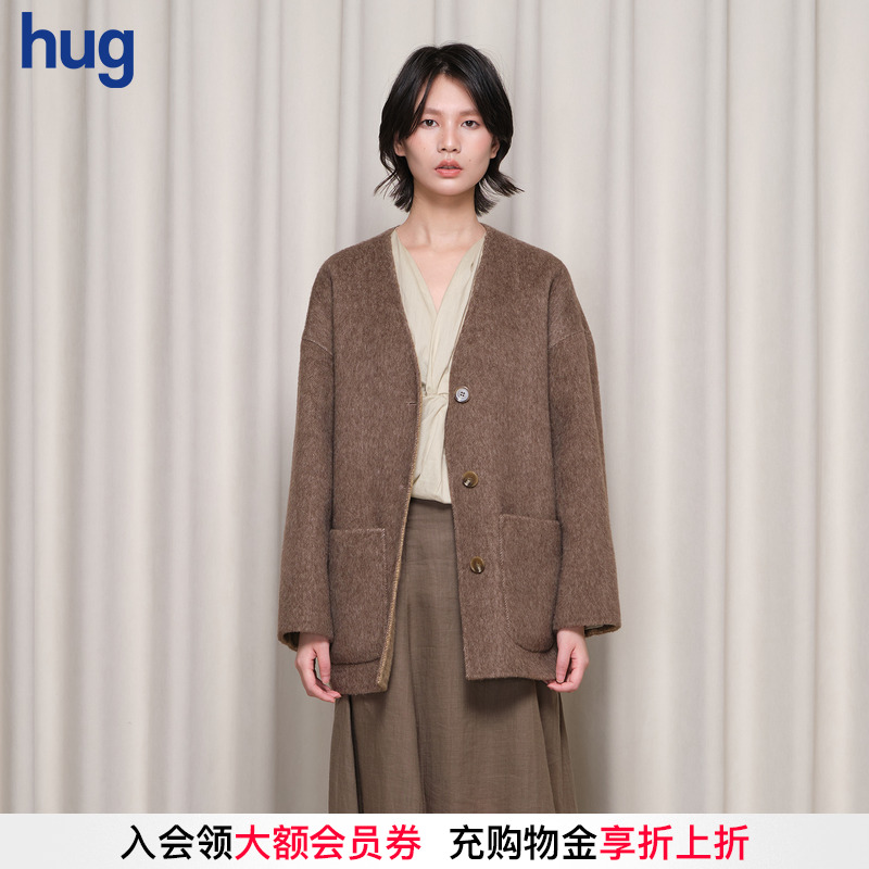 BOTTOMNOTES绵羊毛大衣外套