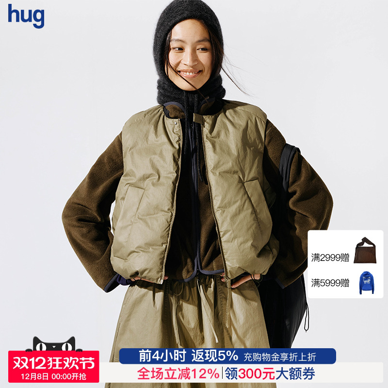 COMMXN时髦棉质飞行鹅绒马甲