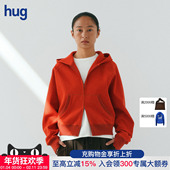 律动华夫格羊毛拉链连帽卫衣 2026早春新款 COMMXN hug