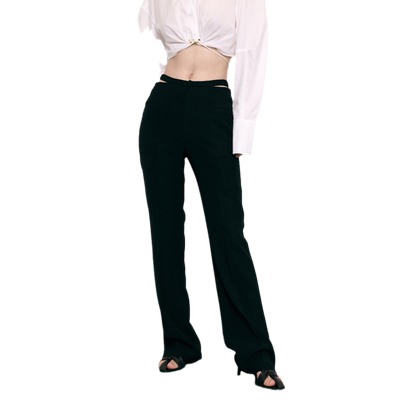 AETNAPROJECT腰间镂空抽带长裤