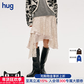 不规则剪花半身裙icedust 2025秋冬新款 ICEDUST hug