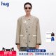 2026春夏新款 hug DUST 贴布刺绣外套 ICE