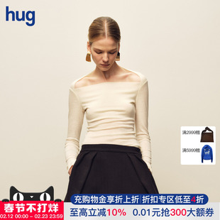 【MARCHEN】hug AW冬季假日系列天鹅温暖长袖针织打底衫