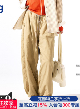 【COMMXN COMMXN】hug 2025秋冬新款长裤轻暖棉裤加厚休闲裤