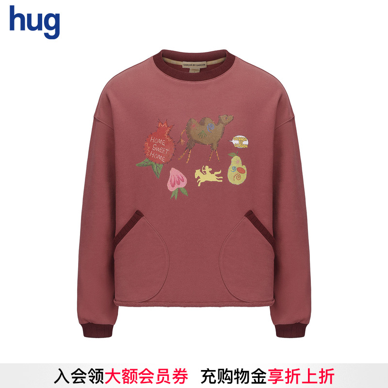 GARCONBYGARCON印花烫金卫衣