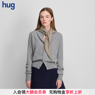 2026春夏新款 hug CASHMERE 山羊绒圆领开衫 EXTREME