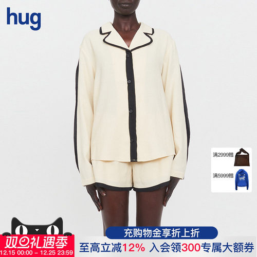 THEGARMENT拼色衬衫拼色短裤