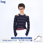 VVNK 2026早春新款 JANE PLUS hug 假两件条纹针织衫 Knit套头衫