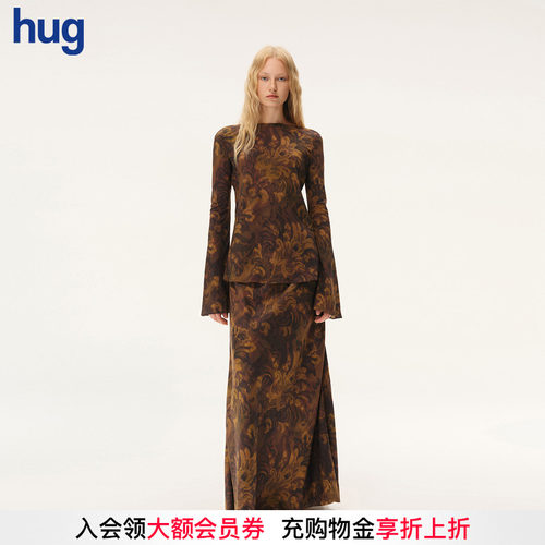 INTOTHEEAST茛苕油彩长袖上衣