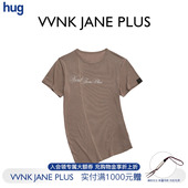 2026早春新款 不对称剪裁圆领T恤 PLUS hug VVNK JANE