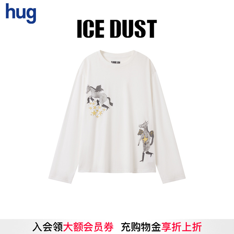 ICEDUST25秋冬新款小马印花T恤
