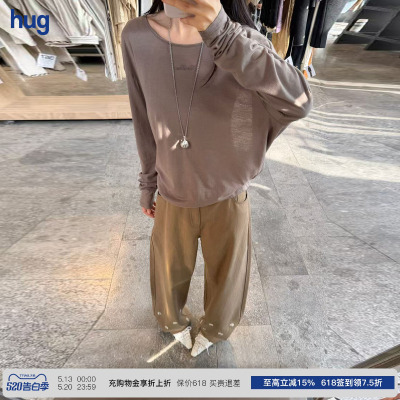 【ICEDUST】hug 2026新前后穿长袖T恤