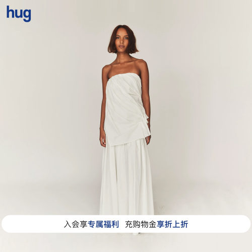 THEGARMENT抹胸修身波浪连衣裙