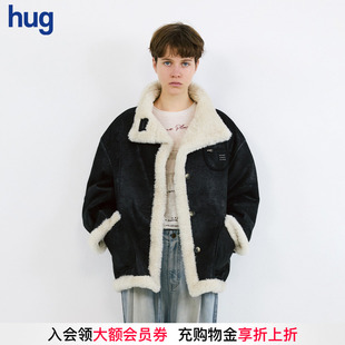 VVNK 2025秋冬新款 JANE hug 双面穿麂皮夹克毛绒外套 PLUS