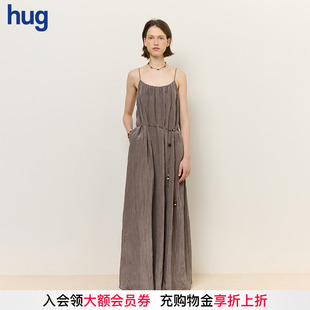 2025早春新款 hug LAWN 度假縐感太陽裙 THE