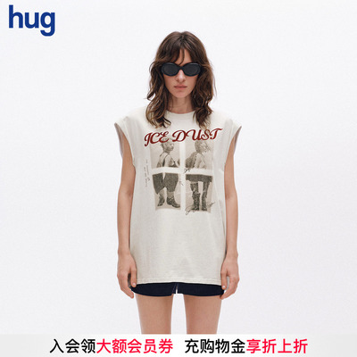 ICEDUST旧照片印花坎肩T恤