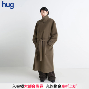 简约束腰长款 2025秋冬新款 hug 大衣 LEMAIRE