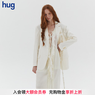 亚麻西装 2025春夏新款 ASSIGNMENTS 外套 hug