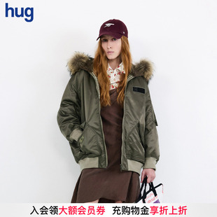 VVNK 2025秋冬新款 JANE hug 飞行员夹克羽绒服 PLUS