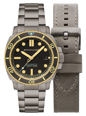 特价|SPINNAKER三角帆全盘夜光自动机械潜水手表男士5088限量版