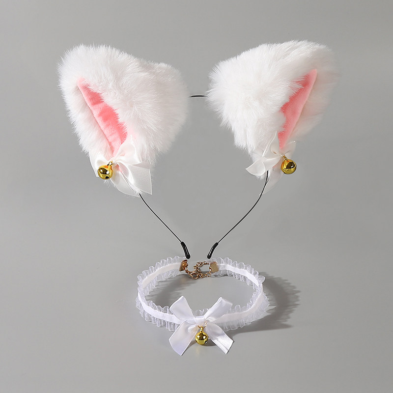 猫咪猫耳朵狐狸纯欲风发箍毛绒绒兽耳头箍头饰女发夹发卡装饰网红