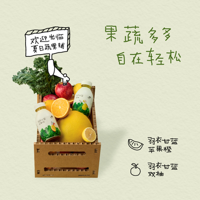 喜茶羽衣甘蓝植物果蔬汁*12/15瓶