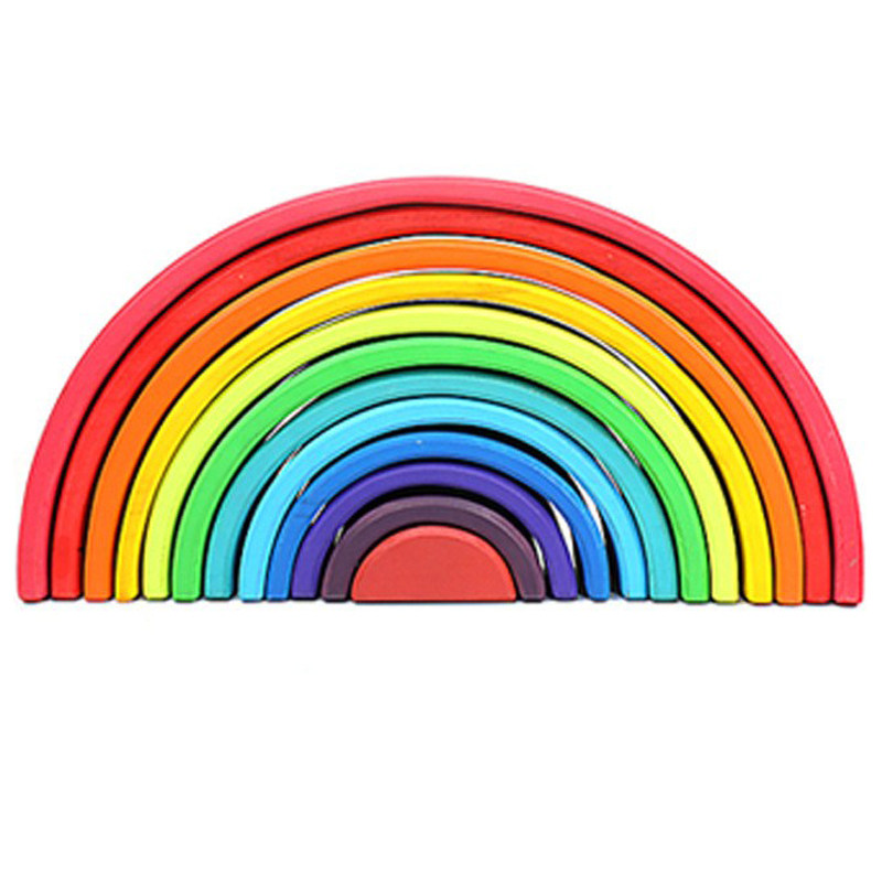 大号彩虹积木益智拼搭玩具木制儿童摄影摆件实木松木榉木椴木,玩具/童车/益智/积木/模型,木质积木,淘宝优惠券,粉丝福利购,淘宝优惠卷