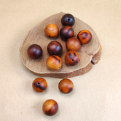 雷击桃木散珠手串手工串珠自制饰品男女款 老木料雷痕珠子木珠批发