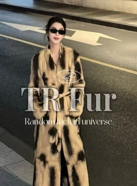 【TR】“高阶玩家”2025冬新款秀款进口兔毛皮草外套大衣女T55012