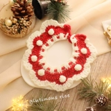 Кошка, собаки и шея карманы питомец Рождественские украшения, вязание кукольная марионет