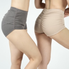 【DB QUEEN原创】MANDALA设计针织螺纹褶皱爵士蜜桃臀三角短裤