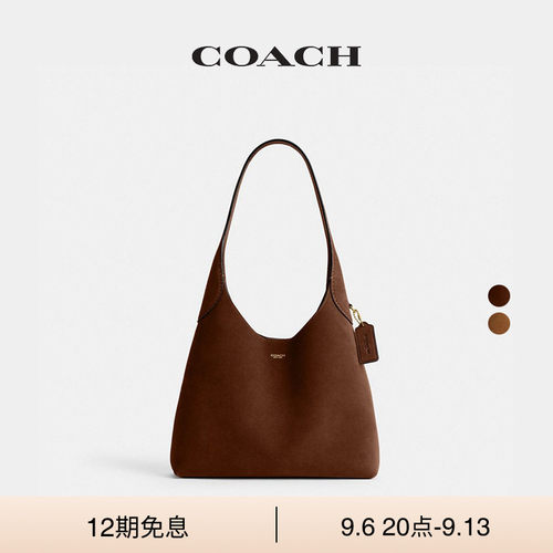 COACH/蔻驰女士BROOKLYN 28号单肩包hobo包手提包通勤高级感