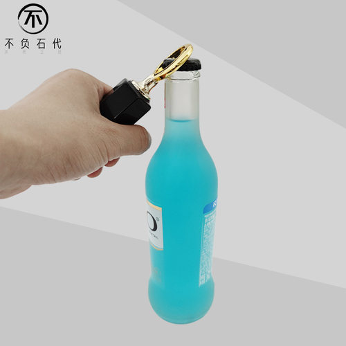 开瓶器 天然石粉晶 厂家金属创意酒起子红酒水晶金属质感