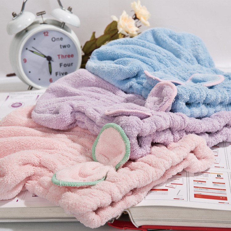 yodoxiui干发帽吸水包头巾干发巾浴帽蝴蝶结蘑菇干发吸水速干