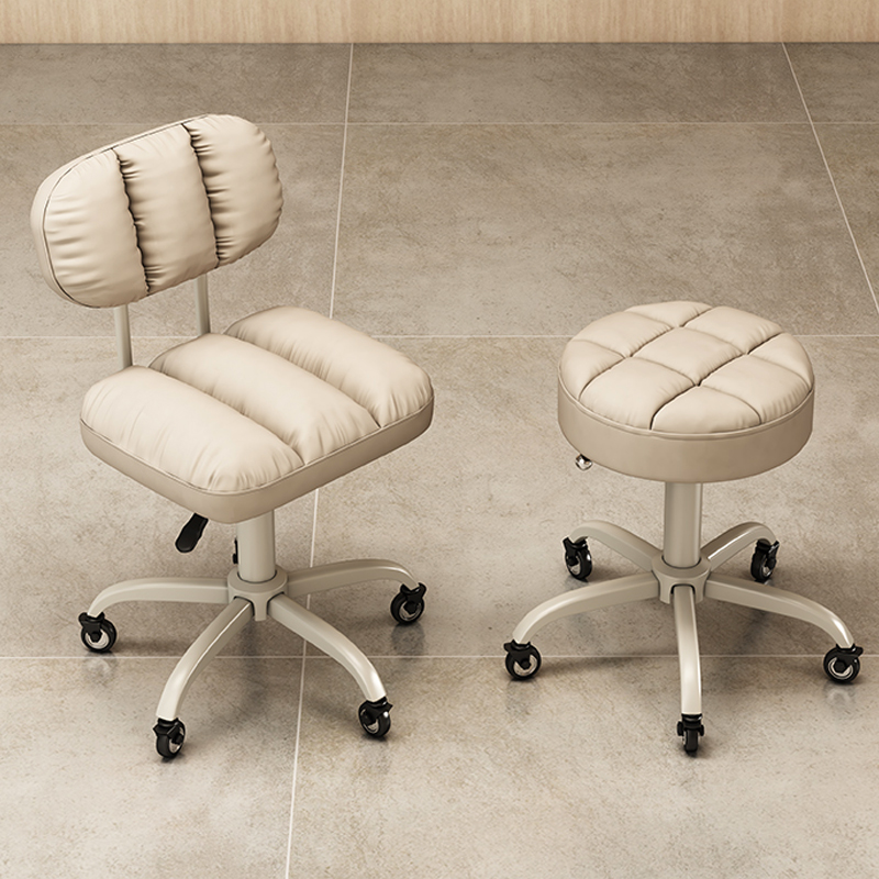 美容凳子美发大工凳化妆靠背椅理发店升降椅旋转滑轮美容院专用凳